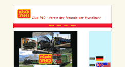 Desktop Screenshot of club760.at