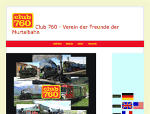 Tablet Screenshot of club760.at